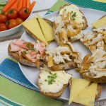 Ideen zum Abendbrot – Räucherfisch und Käseschnitten