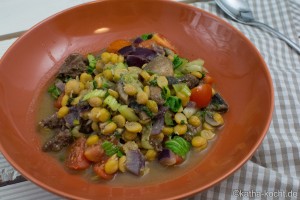 Kichererbsen Curry mit Hackfleisch