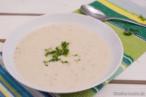 Klassische Blumenkohlsuppe