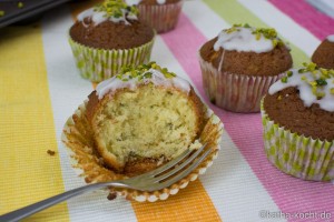 Zitrone-Pistazien Muffins