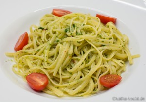 Linguine con olio mit Estragon