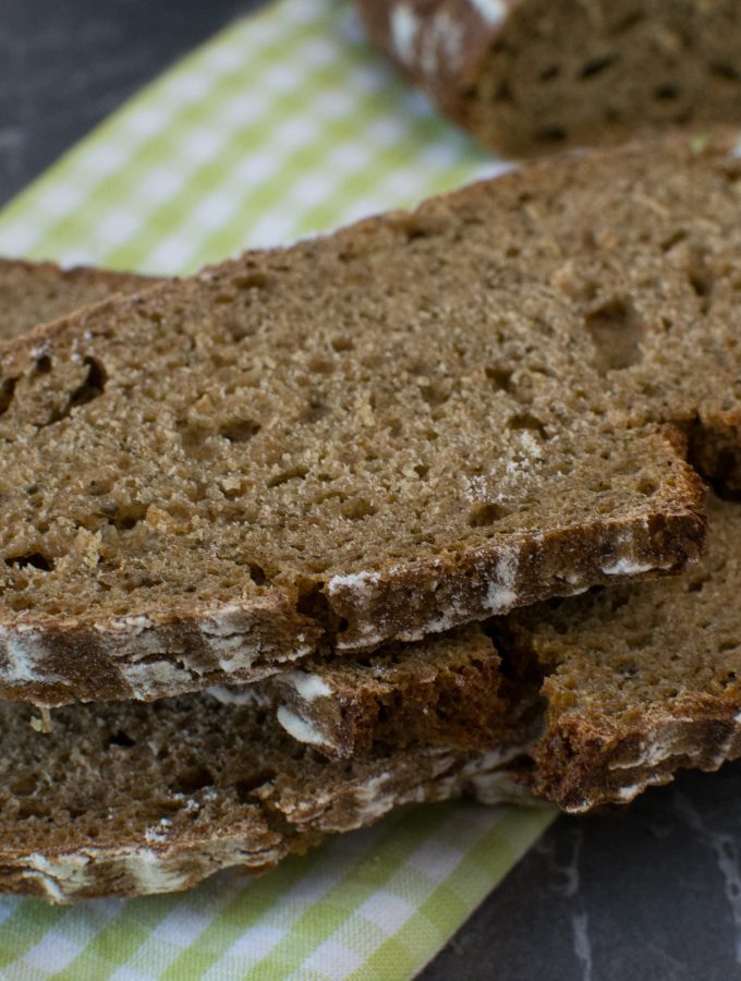 Weizenmischbrot mit Rucola