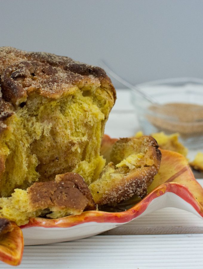 Kürbis Pull-Apart-Bread