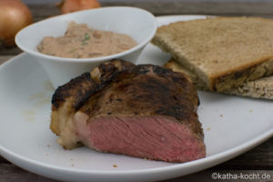 Rumpsteak mit Schalottensauce