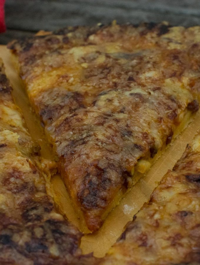 Pizza mit Chili con Carne