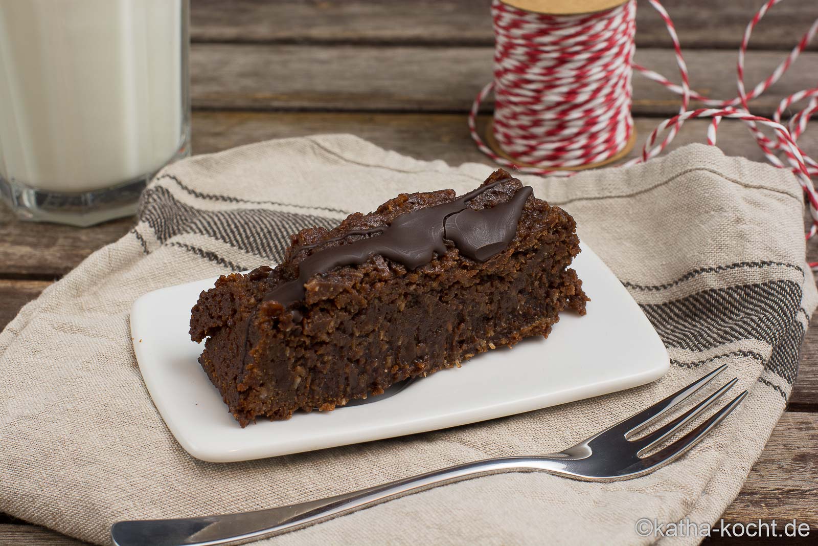 Schokoladen-Kokos Kuchen mit Rum - Katha-kocht!