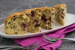 Fluffiger Himbeerkuchen