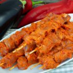 Kalbsfiletspieße mit Ajvar-Marinade