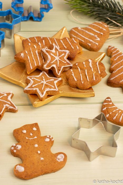 Weihnachtsbackerei Fake Lebkuchenplatzchen Katha Kocht