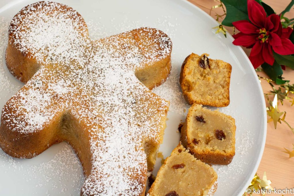 Weihnachtsbäckerei - Bratapfelkuchen ohne Ei