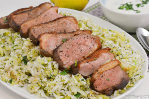 Entenbrust auf Brokkolireis