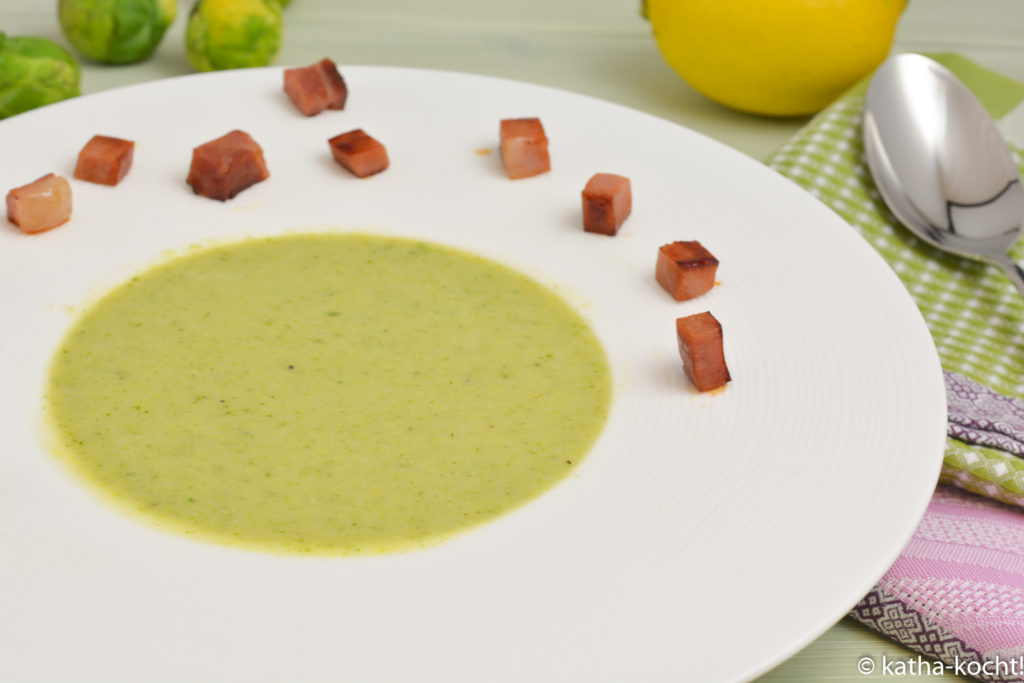 Rosenkohlsuppe mit Bacon