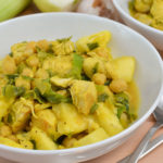 Hähnchen-Lauch Curry mit Ananas
