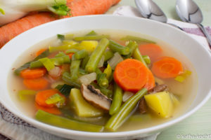 Vegetarischer Grüne Bohnen Eintopf