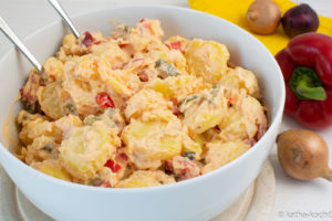 Kartoffelsalat mit Paprika und Joghurt Kartoffelsalat mit Paprika und Joghurt