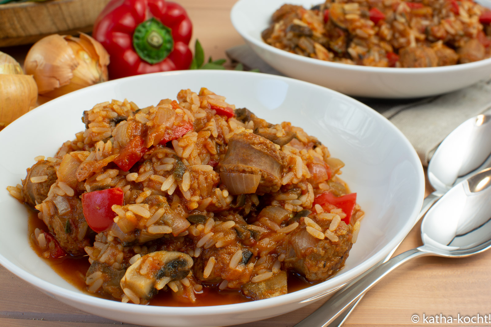 Paprika-Reistopf mit Chorizo - Katha-kocht!
