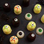 Halloween - gruselige Monsteraugen - Schokokuss-Augen