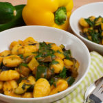 Gnocchi mit Zucchini und Spinat