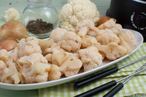 Nicht eingemachter Blumenkohl - die schnelle Variante