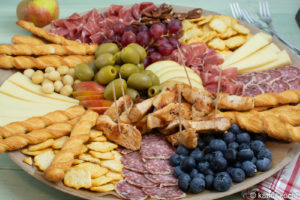 TV-Snackteller - Charcuterieplatte für den Fernsehabend