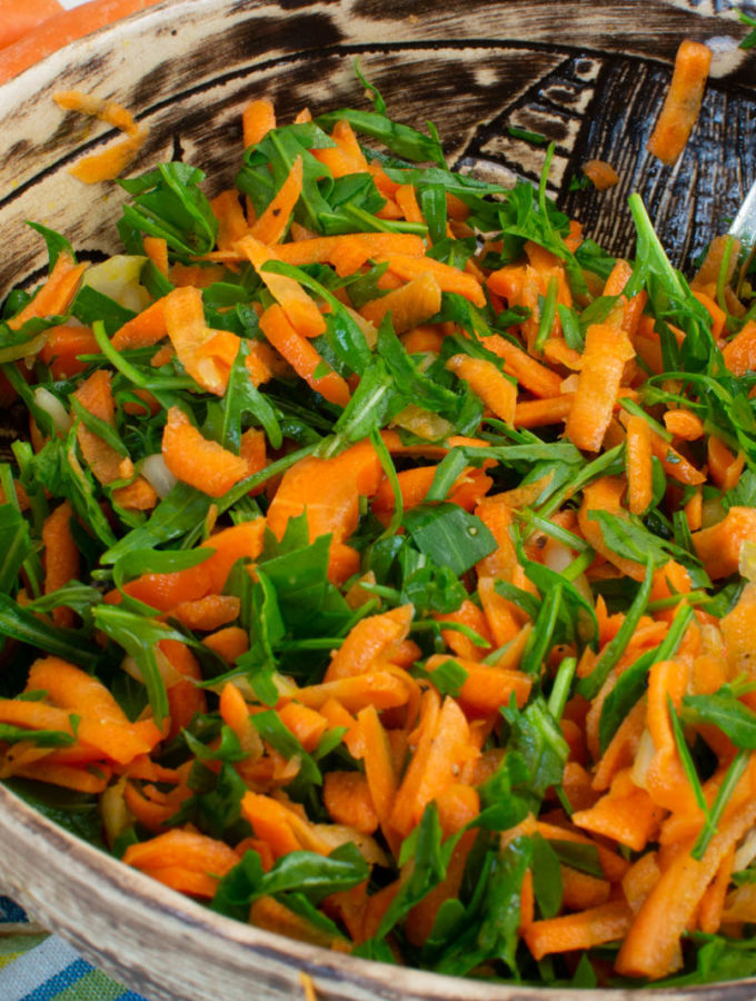 Karotten-Rucolasalat - Rohkostsalat