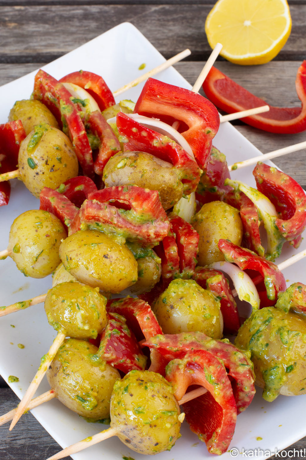 KartoffelPaprikaGrillspieße Kathakocht!