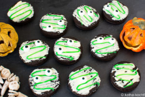 Halloween - schnelle Oreo-Monsterkekse