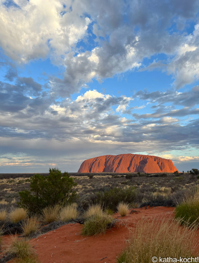 Uluru bei Sonnenuntergang