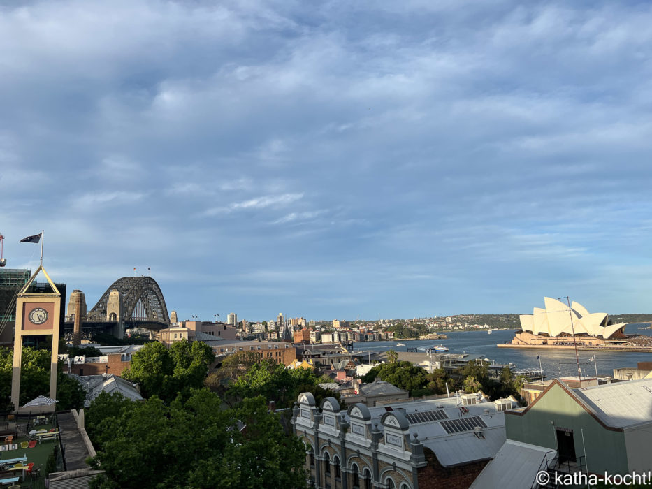 Ausblick vom Rendezvous Hotel in Sydney