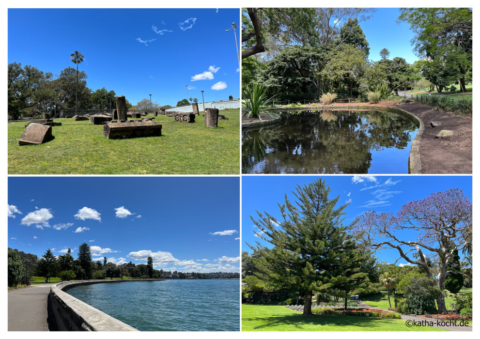 Sydney - Blick auf die Oper vom botanischen Garten