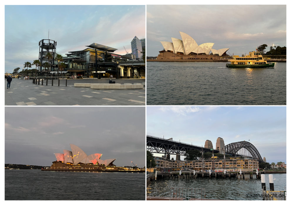 Hafen von Sydney bei Dämmerung